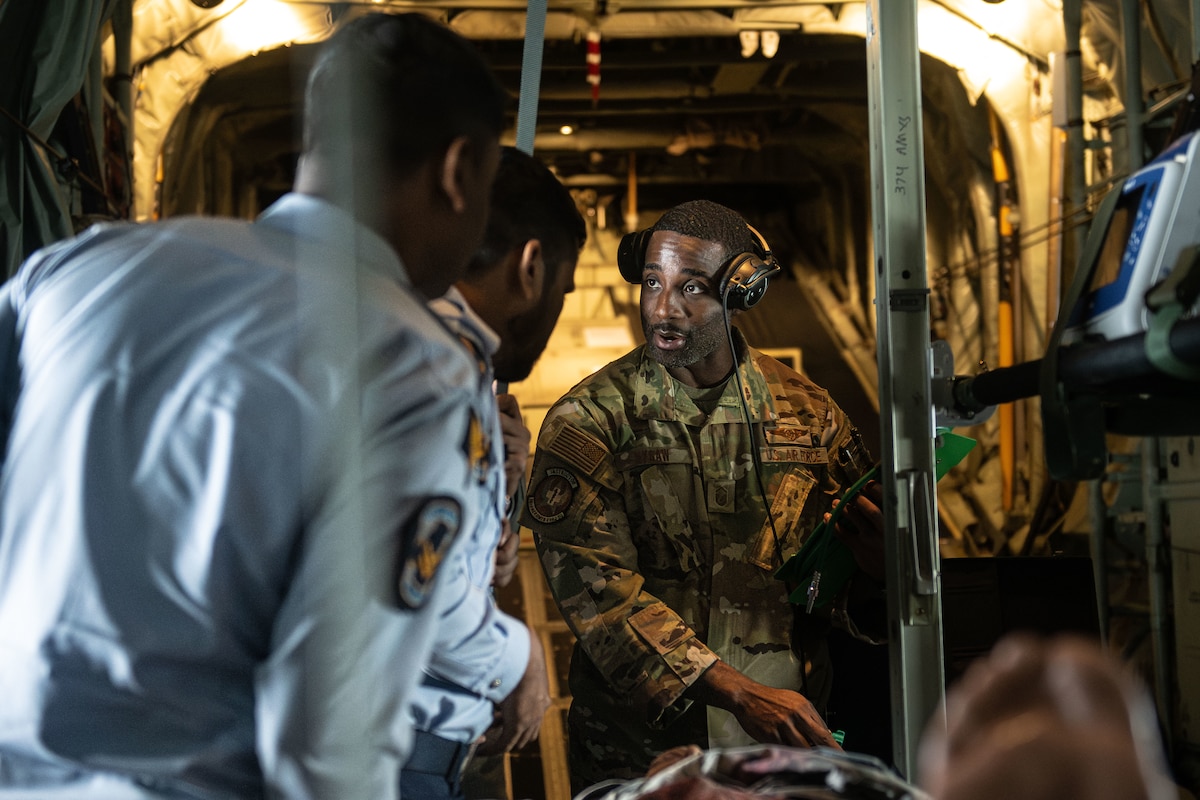 Image of Airmen training.