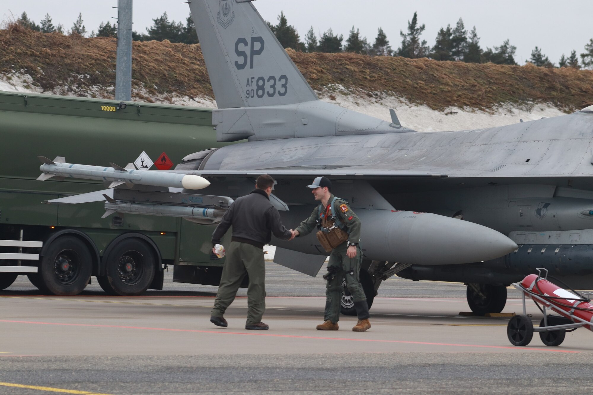 The 480th Fighter Squadron conducted Agile Combat Employment training over the Baltic region, Feb. 29, 2024.