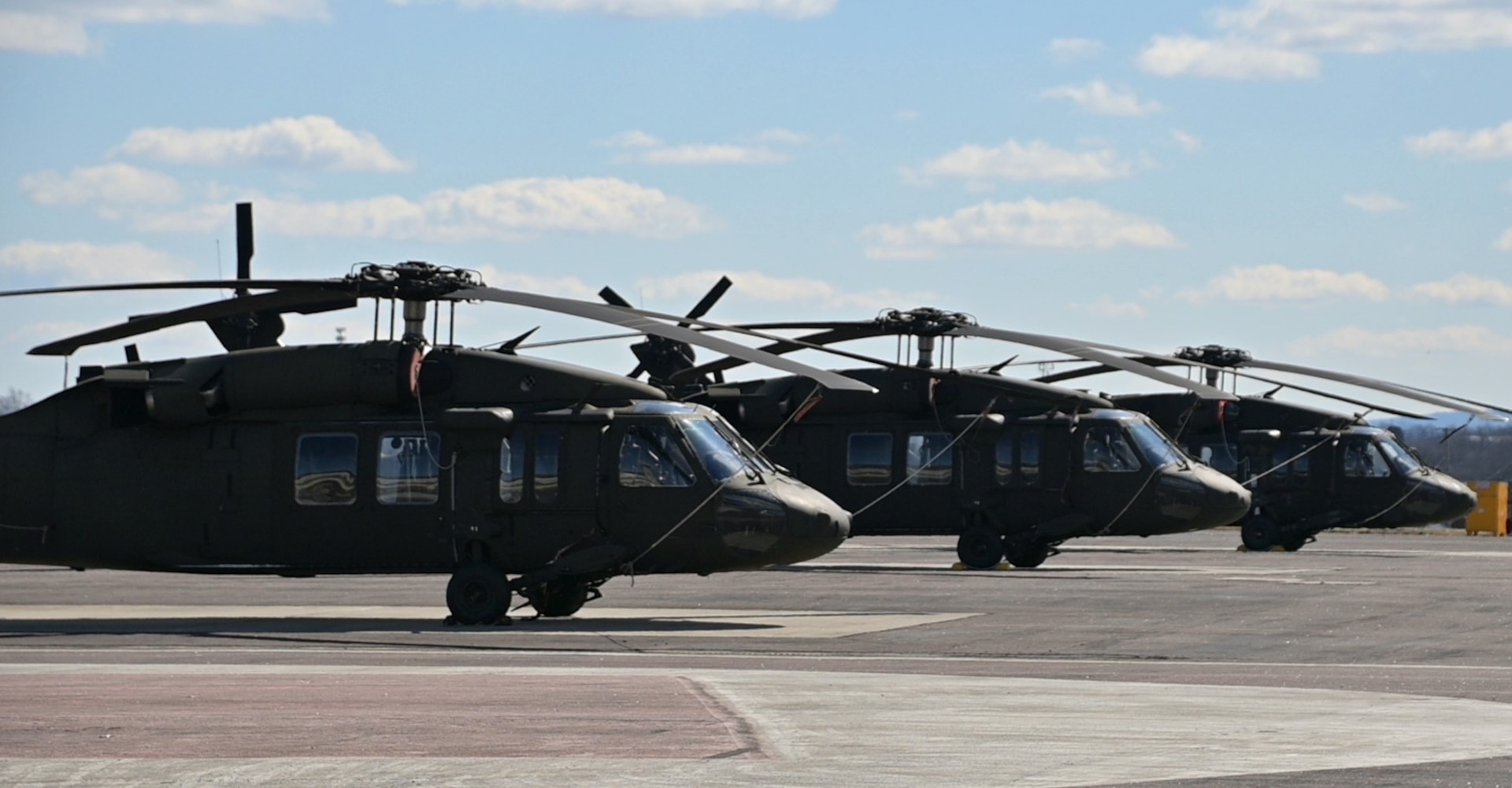 Muir Army Heliport, located at Fort Indiantown Gap Pennsylvania, is home to the 28th Expeditionary Combat Aviation Brigade and the Eastern Army National Guard Aviation Training Site and averages about 4000 operations a month. Each takeoff and landing is considered an operation, and an aircraft can conduct multiple operations in a single flight mission. (U.S. Army National Guard photo by 2nd Lt. Kate Kramer)