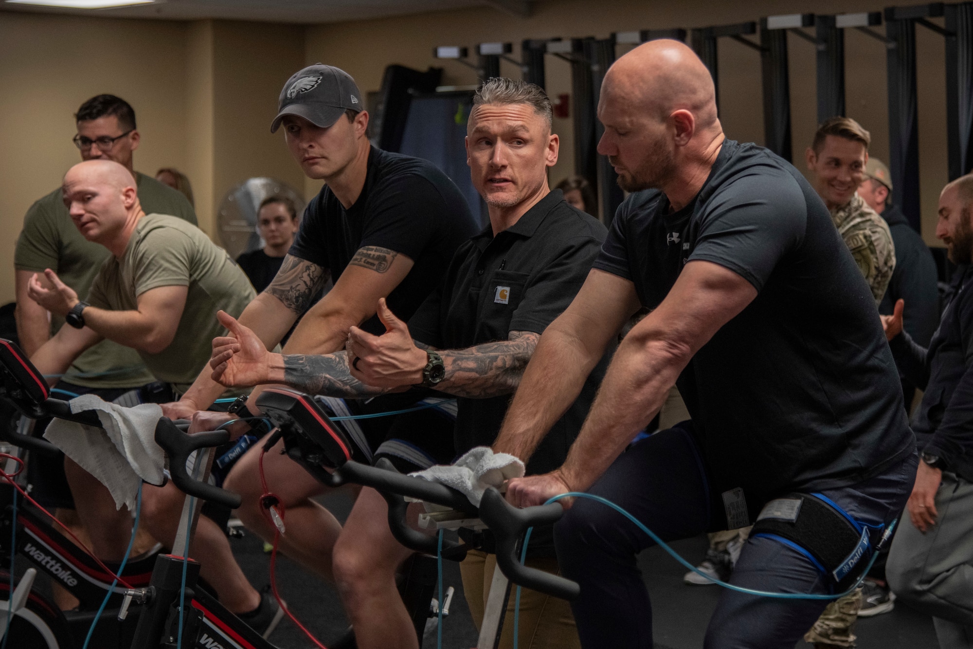 Airmen discuss physical training