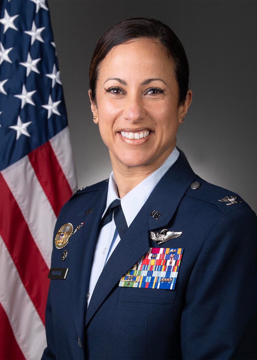 Official portrait of Col. Manaal Burge