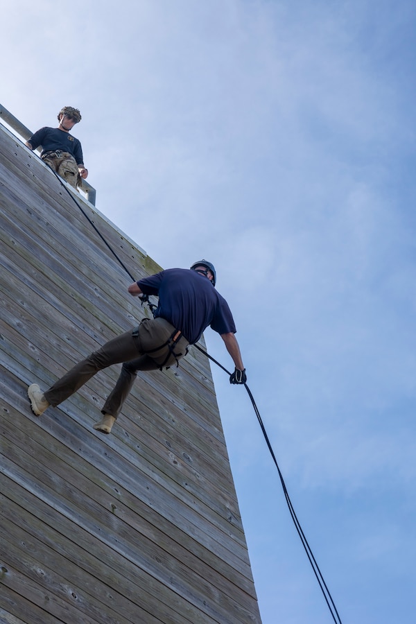 Members of the U.S. Special Operations Command Civilian Leader Development Program recently visited Marine Forces Special Operations Command on Camp Lejeune, North Carolina, Mar. 5, 2024. The visit is designed to give Joint and SOCOM civilian leaders the opportunity to further familiarize themselves with the special operations forces that they support. (U.S. Marine Corps photos by Cpl. Henry Rodriguez)