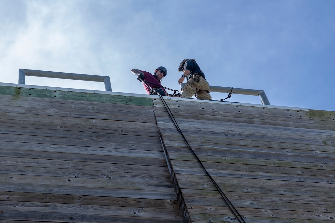 Members of the U.S. Special Operations Command Civilian Leader Development Program recently visited Marine Forces Special Operations Command on Camp Lejeune, North Carolina, Mar. 5, 2024. The visit is designed to give Joint and SOCOM civilian leaders the opportunity to further familiarize themselves with the special operations forces that they support. (U.S. Marine Corps photos by Cpl. Henry Rodriguez)
