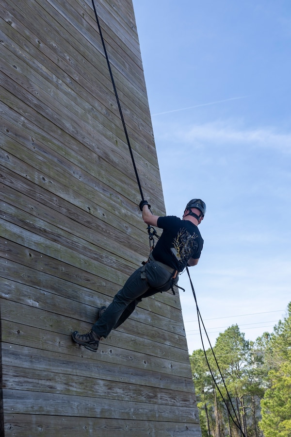 Members of the U.S. Special Operations Command Civilian Leader Development Program recently visited Marine Forces Special Operations Command on Camp Lejeune, North Carolina, Mar. 5, 2024. The visit is designed to give Joint and SOCOM civilian leaders the opportunity to further familiarize themselves with the special operations forces that they support. (U.S. Marine Corps photos by Cpl. Henry Rodriguez)