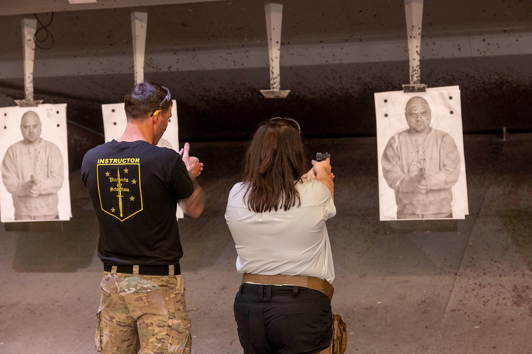 Members of the U.S. Special Operations Command Civilian Leader Development Program recently visited Marine Forces Special Operations Command on Camp Lejeune, North Carolina, Mar. 5, 2024. The visit is designed to give Joint and SOCOM civilian leaders the opportunity to further familiarize themselves with the special operations forces that they support. (U.S. Marine Corps photos by Cpl. Henry Rodriguez)