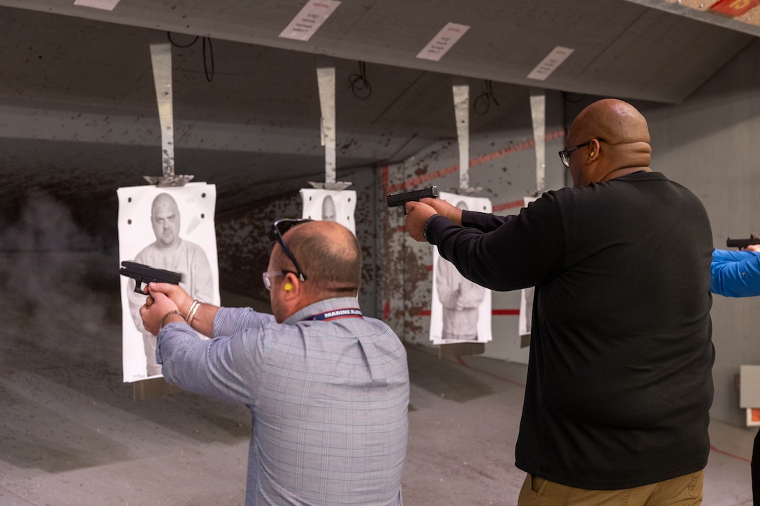 Members of the U.S. Special Operations Command Civilian Leader Development Program recently visited Marine Forces Special Operations Command on Camp Lejeune, North Carolina, Mar. 5, 2024. The visit is designed to give Joint and SOCOM civilian leaders the opportunity to further familiarize themselves with the special operations forces that they support. (U.S. Marine Corps photos by Cpl. Henry Rodriguez)