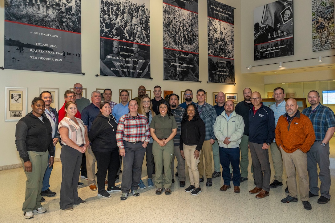 Members of the U.S. Special Operations Command Civilian Leader Development Program recently visited Marine Forces Special Operations Command on Camp Lejeune, North Carolina, Mar. 5, 2024. The visit is designed to give Joint and SOCOM civilian leaders the opportunity to further familiarize themselves with the special operations forces that they support. (U.S. Marine Corps photos by Cpl. Henry Rodriguez)