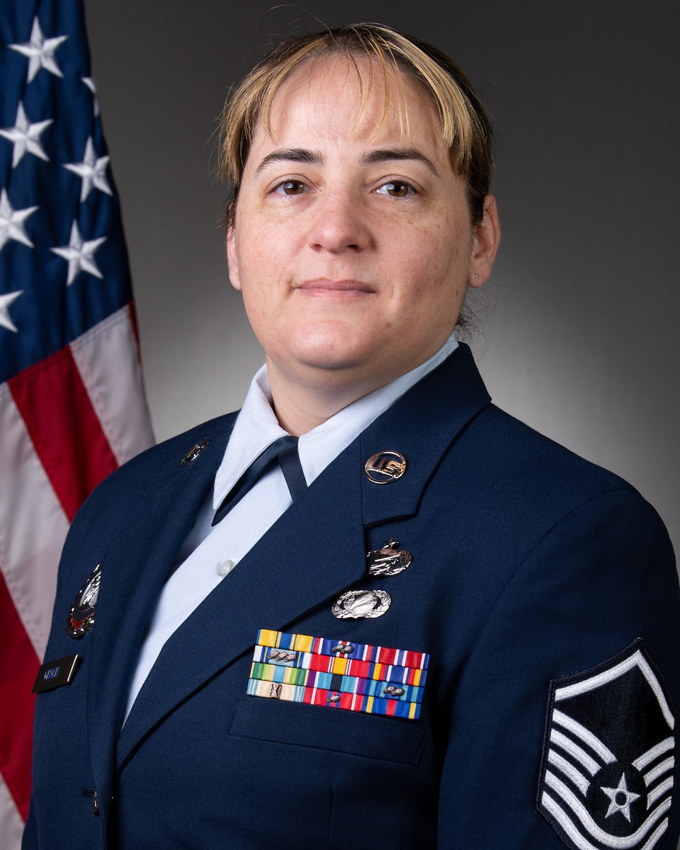 Official portrait of Master Sgt. Cara Gracia