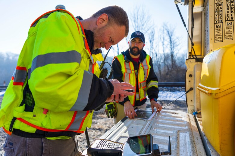 Surveyors use advanced scanning equipment to collect thousands of measurements and datapoints to produce digital images with accuracy down to the millimeter.
