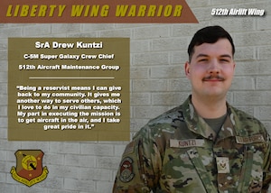 Liberty Wing Warrior: Senior Airman Drew Kuntzi