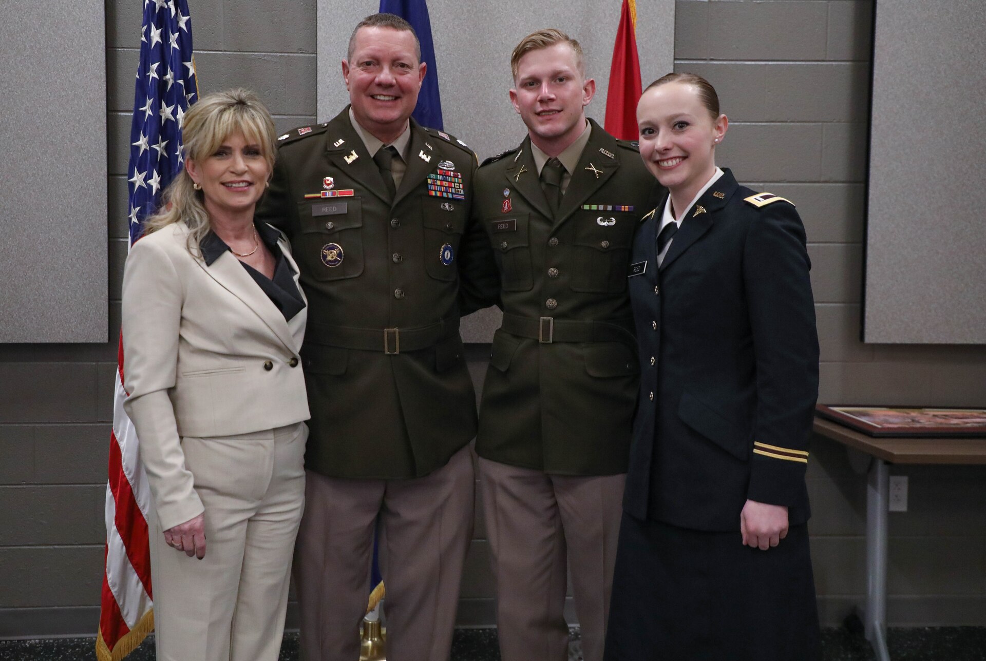 Army Lt. Col. Todd Reed was honored during a retirement ceremony at the Wellman Armory auditorium on Boone National Guard Center in Frankfort March 1, 2024. He has served in the military for 37 years.  (U.S. Army National Guard photo by Sgt. 1st. Class Benjamin Crane)