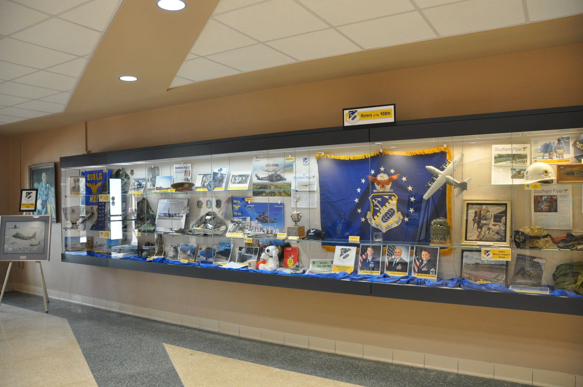an exhibit is displayed