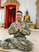 U.S. Army Chaplain (Capt.) Songkran Waiyaka, battalion chaplain for the 53rd Transportation Battalion of Joint Base Lewis-McChord in Washington, demonstrates the lotus pose at the Wat Noen Pha, Feb. 29, 2024. Before commissioning as an Army chaplain, Waiyaka served as an ordained Buddhist monk for more than 20 years.