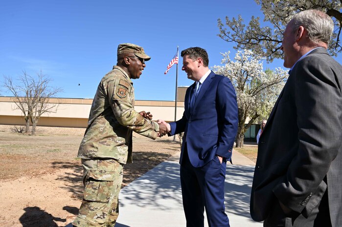 Shaking hands