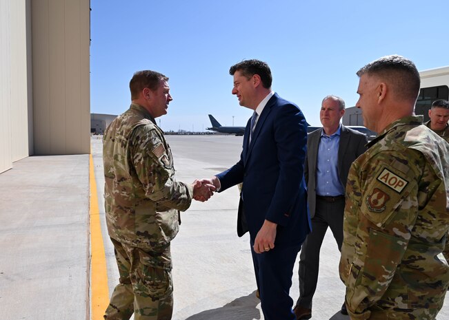Shaking hands