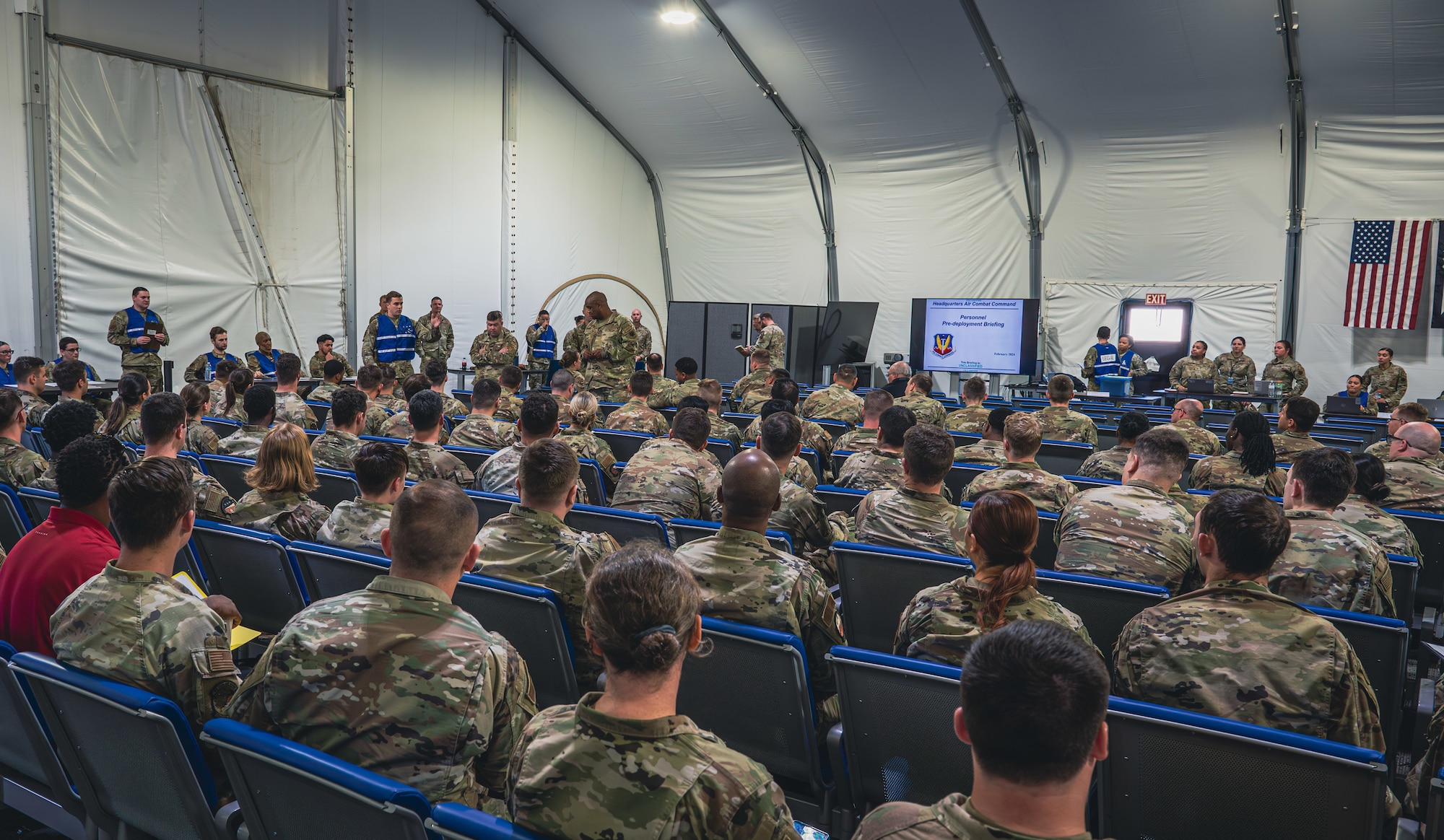 Airmen receive brief for exercise