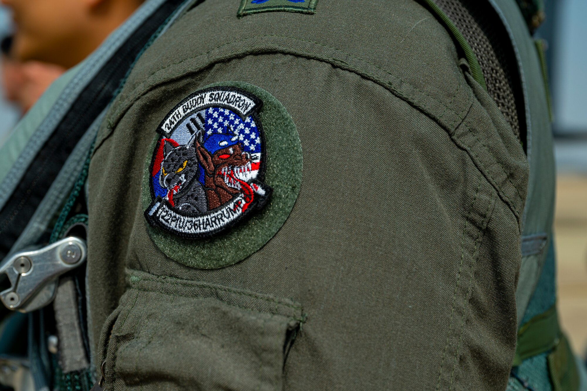 Pilots from the U.S. Air Force and Republic of Korea Air Force train together during Buddy Squadron 24-2 at Osan Air Base, Republic of Korea, March 4, 2024. This iteration of Buddy Squadron also included visits from the Joint Chiefs of Staff of the Republic of Korea and the Combined Forces Command deputy commander. The Buddy Squadron Program fosters objective-based training and improves interoperability between the U.S. and ROKAF fighter squadrons. (U.S. Air Force photo by Senior Airman Kaitlin Frazier)