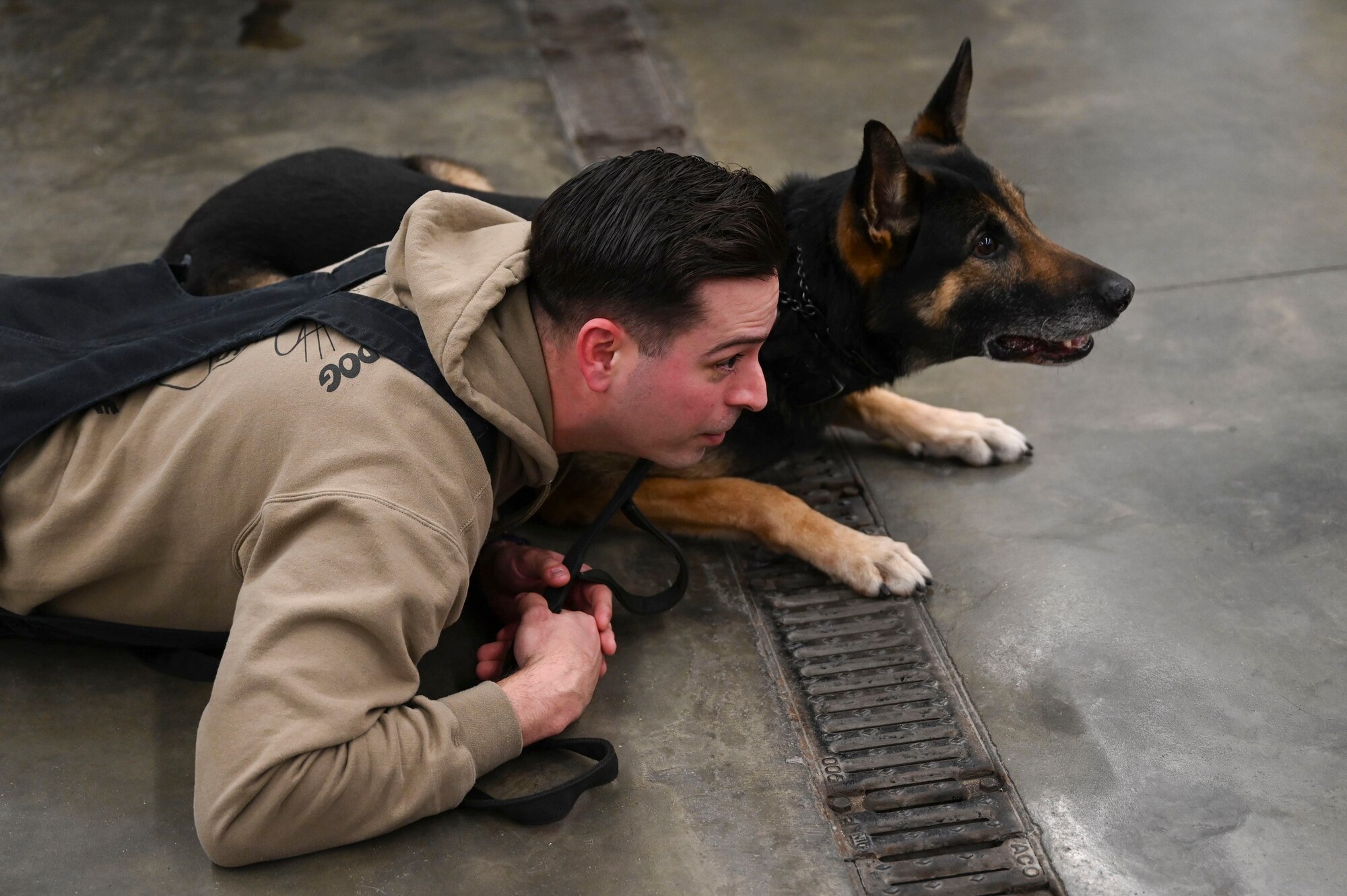 Military working dogs provide security to personnel stationed in the tri-base area, as well as deployed Airmen across the world, training daily to ensure they are ready to complete any mission.