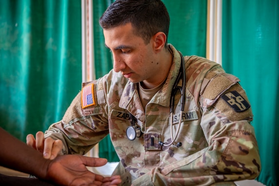 U.S. Army Reserve Soldiers help locals in Kenya