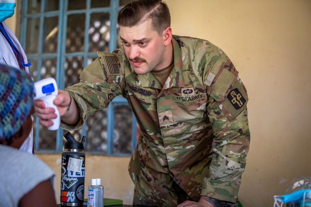 U.S. Army Reserve Soldiers help locals in Kenya