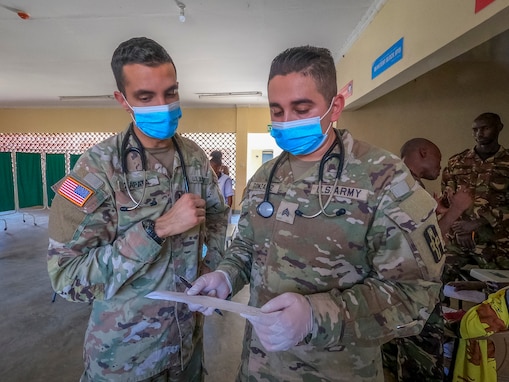 U.S. Army Reserve Soldiers help locals in Kenya