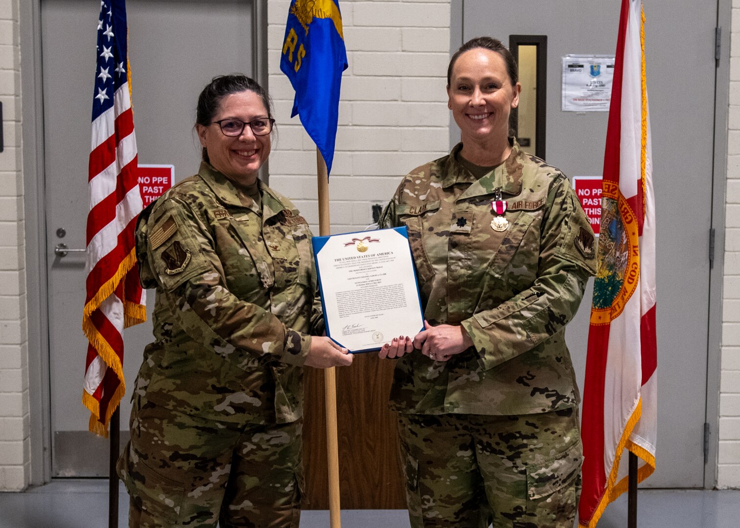 125th Logistics Readiness Squadron change of command ceremony