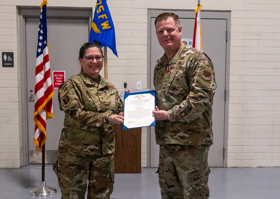 125th Logistics Readiness Squadron change of command ceremony