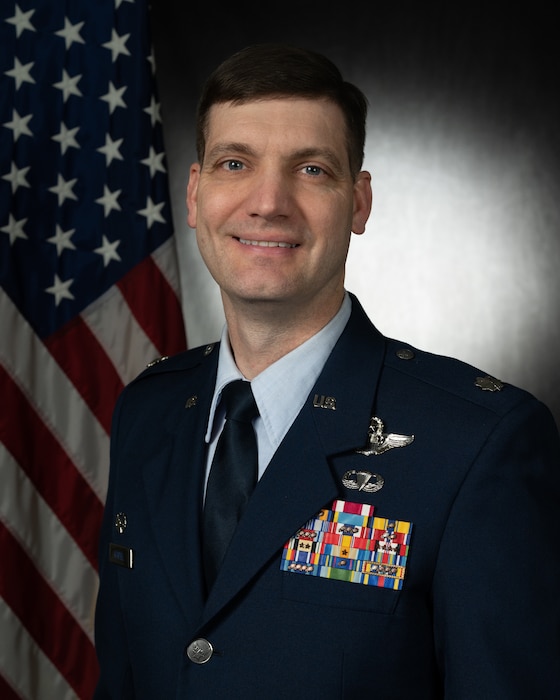 Official bio photo for Lt. Col. Christopher Kurpiel