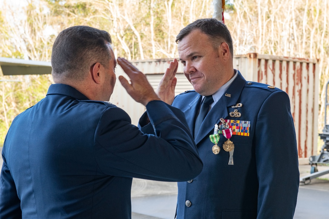 Maj. Clark Retirement Ceremony