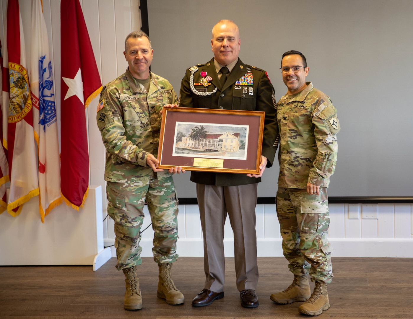 Command Sergeant Major Theodore Morris Retires