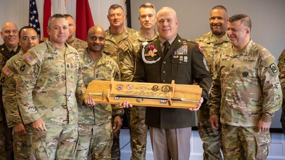 Command Sergeant Major Theodore Morris Retires