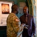 U.S. Army Civilian Shylon Green was the Fort Hunter Liggett Black History Month speaker and is shown speaking with a participant after event, February 22, 2024. He has been working at FHL since 2011 and is the Antiterrorism Officer. He enjoys the close-knit environment at FHL and says, “It’s a family here. We really do care for each other.” (Amy Phillips)