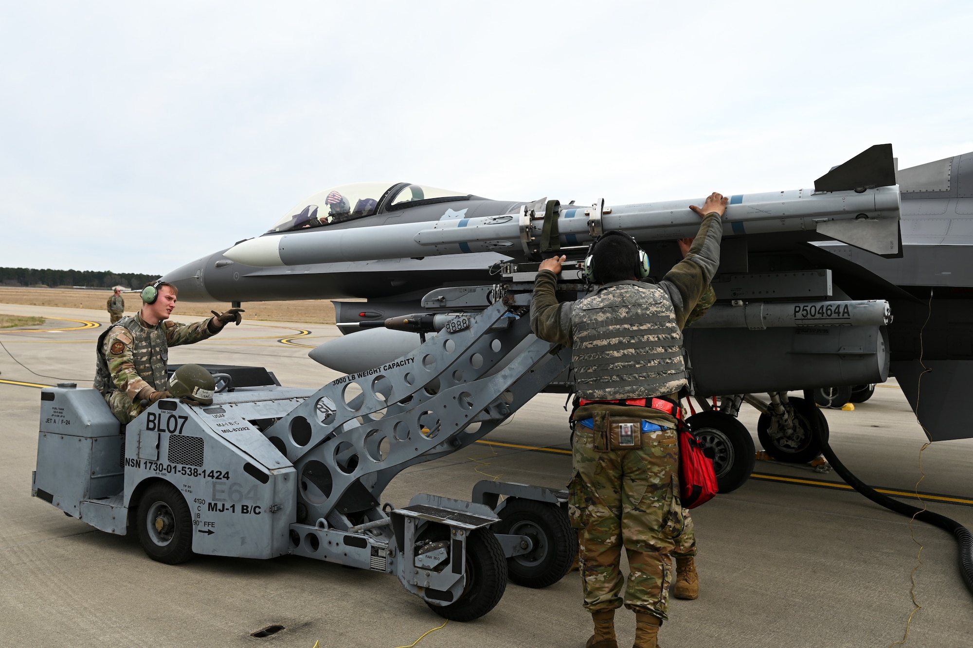 The South Carolina Air National Guard conducts exercise Typhoon Fox to enhance readiness and response capabilities by simulating a wide array of potential threats Feb. 29 through March 2, 2024. The three-day exercise focused on executing operations within an adversary’s Weapons Engagement Zone (WEZ) to prepare personnel for various challenges ranging from ground attacks to sophisticated cyber and ballistic missile threats.  (U.S. Air National Guard photo by Tech. Sgt. Mackenzie Bacalzo).