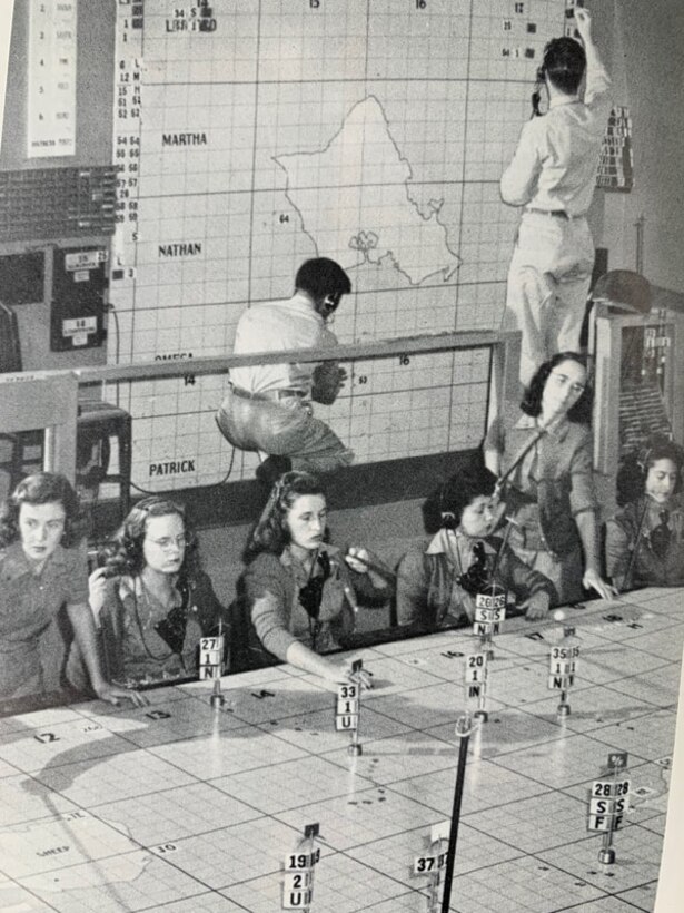 The Women's Air Raid Defense plotted airplane positions using experimental radar technology, showcasing their adaptability and commitment during a time of innovation. WARD was active until the end of World War II in 1945.