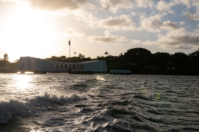 Top U.S. Armed Forces Enlisted leaders that are a part of the Defense Senior Enlisted Leader Counsel (DSELC) event hosted at the U.S. Indo-Pacific Command Headquarters, receive a tour of the USS Arizona Memorial in Pearl Harbor, Hawaii, Mar. 4, 2024. The SEAC convened the Winter 2024 DSELC in Hawaii for top U.S. Armed Forces Enlisted leaders to engage in significant issues like Enlisted Joint Professional Military Education, the Joint Command Senior Enlisted Nominative process, as well as the warfighting and support capabilities of members’ commands in the Joint Force environment. (U.S. Army photo by Sgt. Austin Riel)