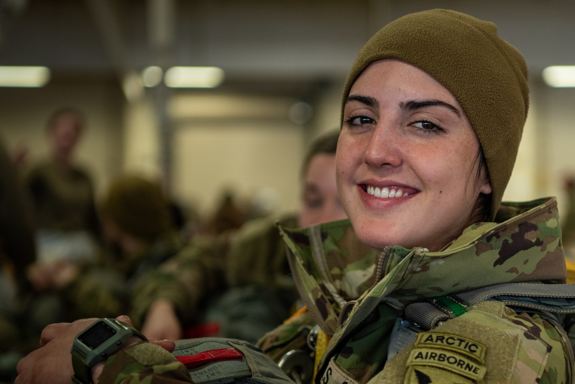Every member of the operation including jumpers, jumpmasters and air crew were women, making it the first all-female airborne operation in division history.