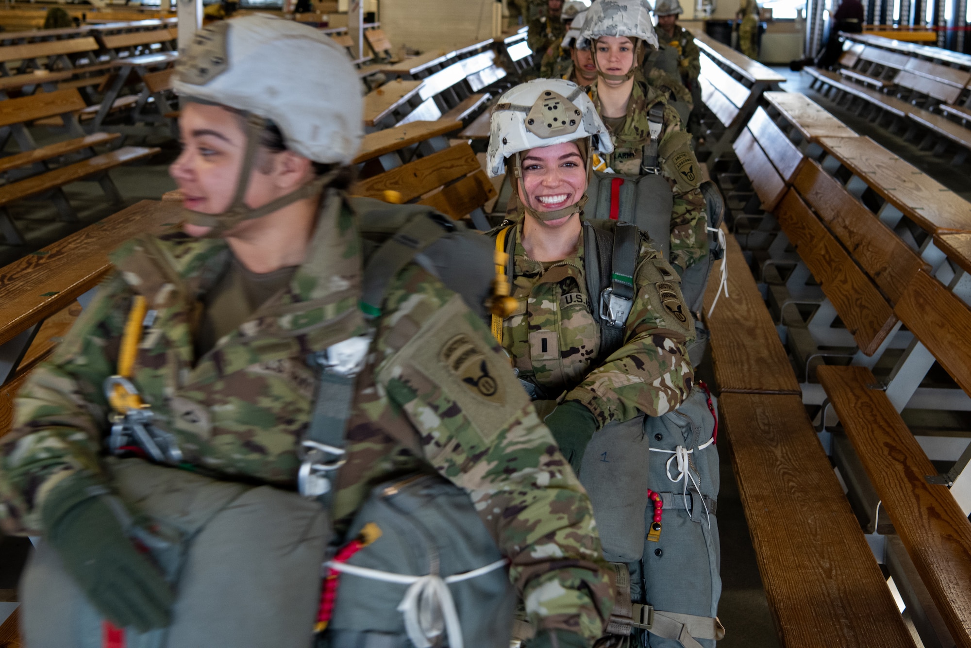Every member of the operation including jumpers, jumpmasters and air crew were women, making it the first all-female airborne operation in division history.