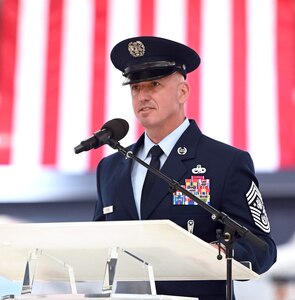 The 19th Chief Master Sgt. of the Air Force, JoAnne Bass, retires from the Air Force after 30 years of service at Joint Base Andrews, Md.