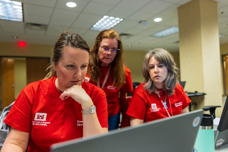 The Pittsburgh District hosted a multi-day exercise to simulate intense rain in a short time, leading to floods in a nearby county. Throughout the scenario, the Crisis Action Team and the district staff responded to rapidly changing events.