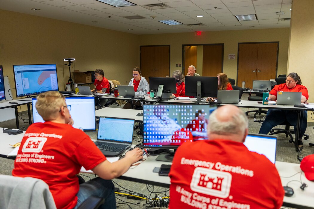 The Pittsburgh District hosted a multi-day exercise to simulate intense rain in a short time, leading to floods in a nearby county. Throughout the scenario, the Crisis Action Team and the district staff responded to rapidly changing events.