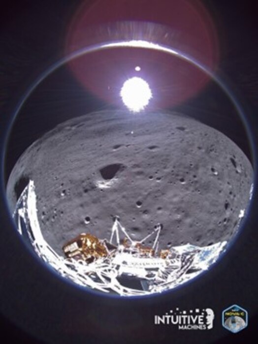  Guardians from the U.S. Space Force’s Space Delta 2 – Space Domain Awareness and Space Battle Management played an integral role in ensuring the security of NASA and Intuitive Machine’s Odysseus lunar mission, titled IM-1, as it traversed through space Feb. 22, 2024.