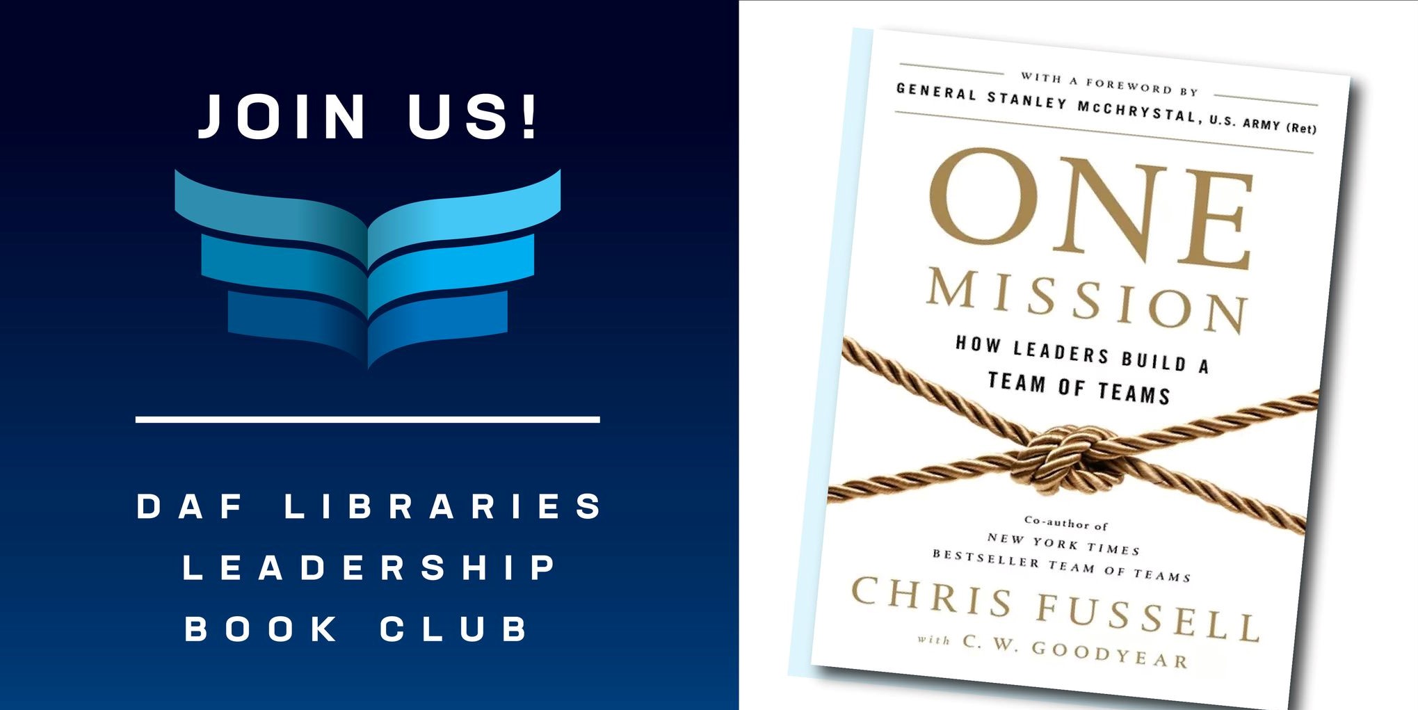 DAF Libraries Leadership Book Club. (U.S. Air Force Graphic)