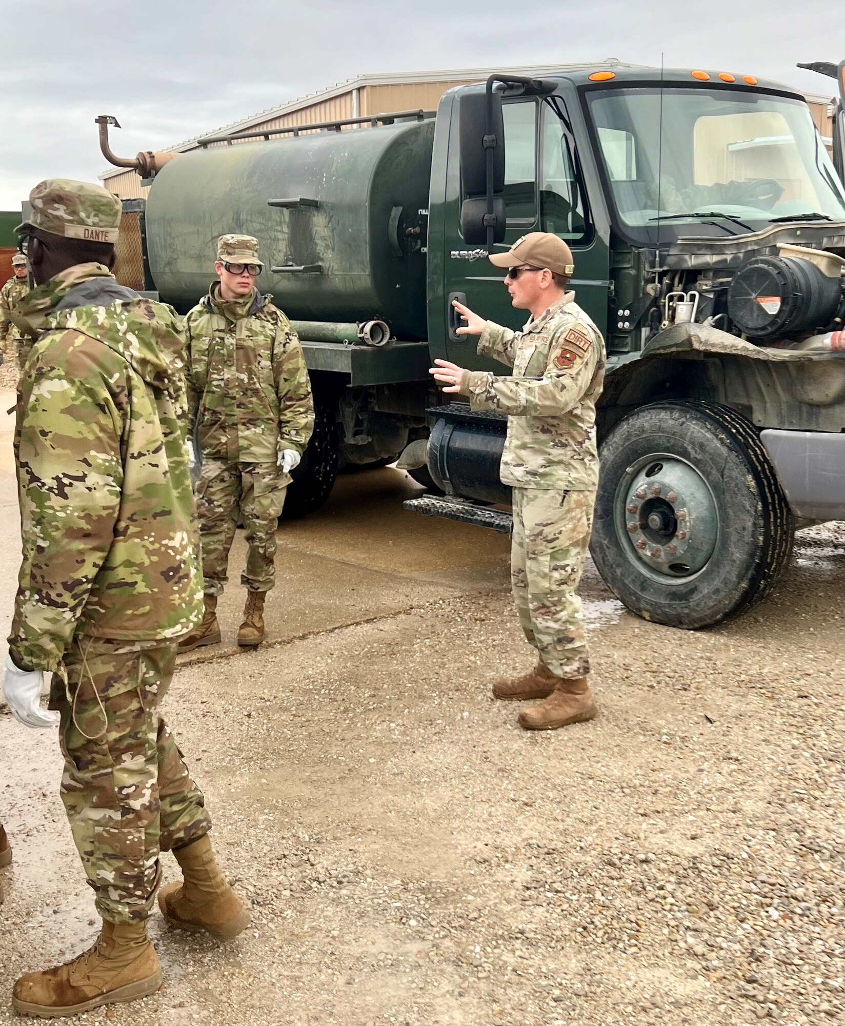 Tech. Sgt. Evans instructs class