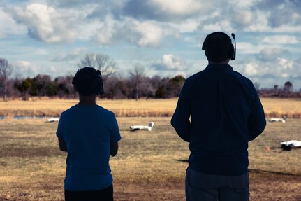 The Oklahoma National Guard worked with industry partners from across the state Feb. 22 to test the capabilities of unmanned aircraft systems at Camp Gruber Training Center in Oklahoma City. This initiative aims to equip and train the OKNG alongside civilian aerospace industry experts and local partners to enhance mission readiness in aviation and aerospace technologies.