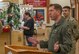 U.S. Air Force Col. Daniel Hoadley, 5th Bomb Wing commander, provides opening remarks at the kickoff event for the 2024 Air Force Assistance Fund campaign at Minot Air Force Base, North Dakota, March 11, 2024. The Air Force Assistance Fund is an annual effort to raise funds for Airmen in need, including active duty, retirees, reservists, guard members and their dependents. (U.S. Air Force photo by Airman 1st Class Kyle Wilson)