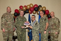 Joint Base Charleston personnel pose for a photo.