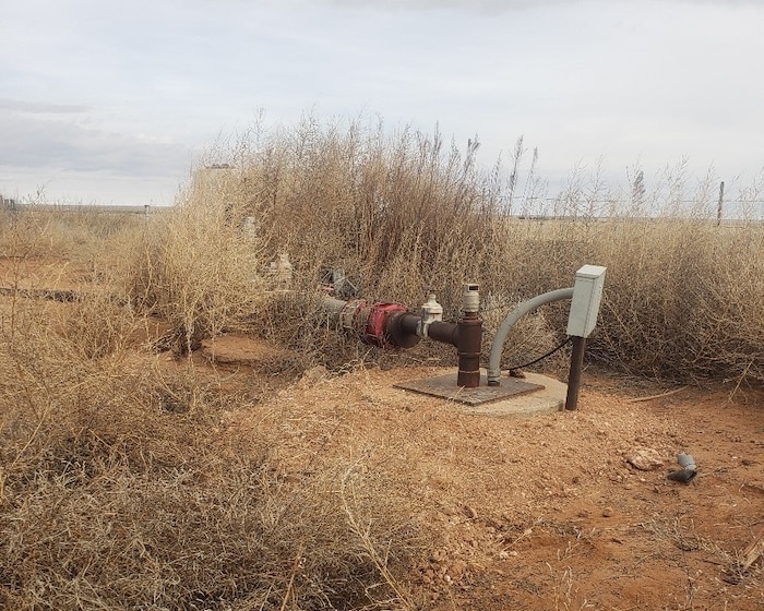 An irrigation well