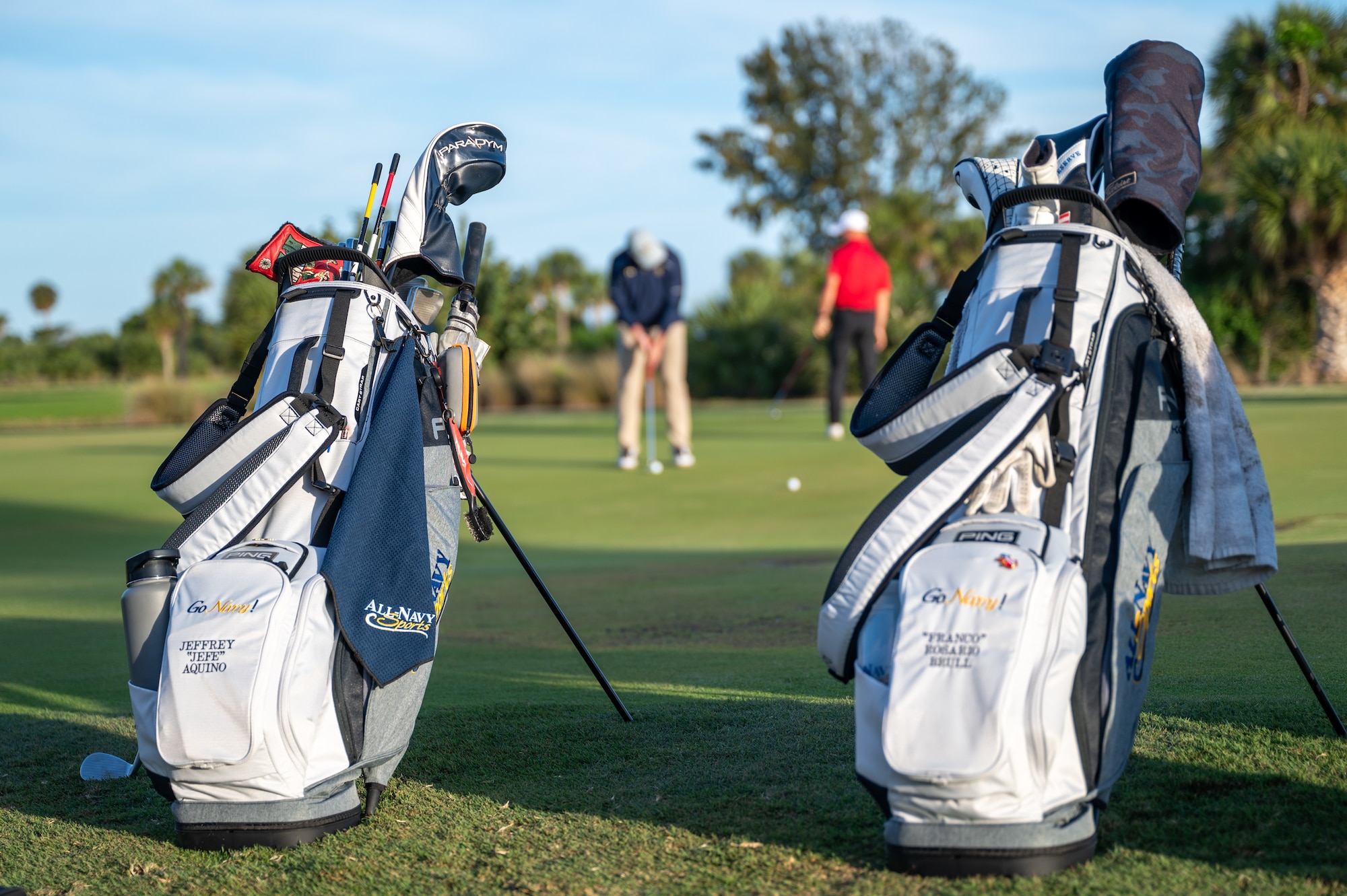 Two members of Patrick Space Force Base are selected to represent the Department of the Air Force as they compete in the qualifying round for the 2024 Armed Forces Golf Tournament and Championship. The competition, which takes place from March 4-15, 2024, is being held at the Manatee Cove Golf Course located on PSFB.