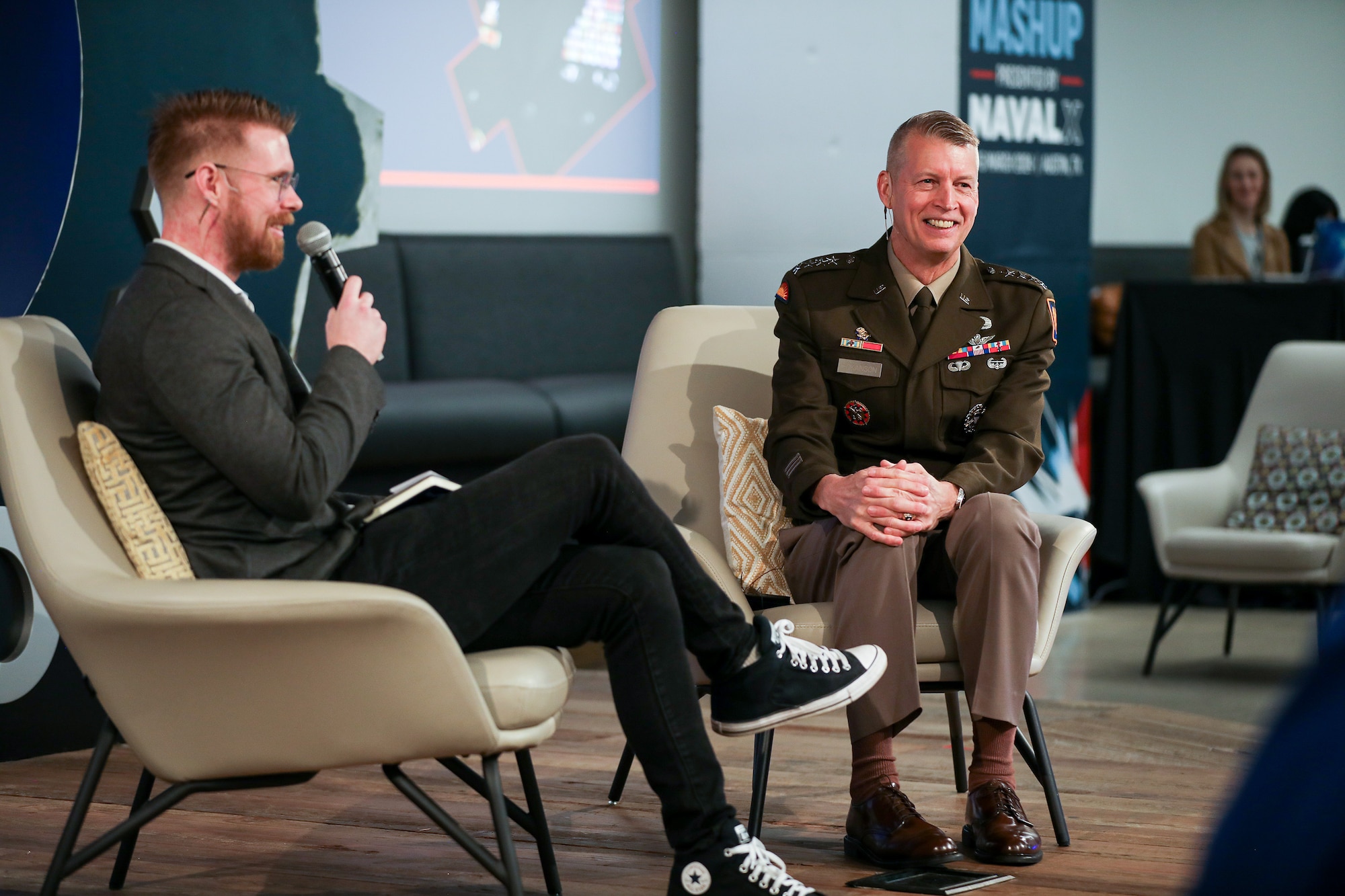 Army Gen. Daniel Hokanson, chief, National Guard Bureau, joins the South by Southwest Conference, Austin, Texas, March 9-10, 2024. Hokanson engaged with entrepreneurs, small business owners and innovators about new concepts that could benefit the Guard and the Joint Force.