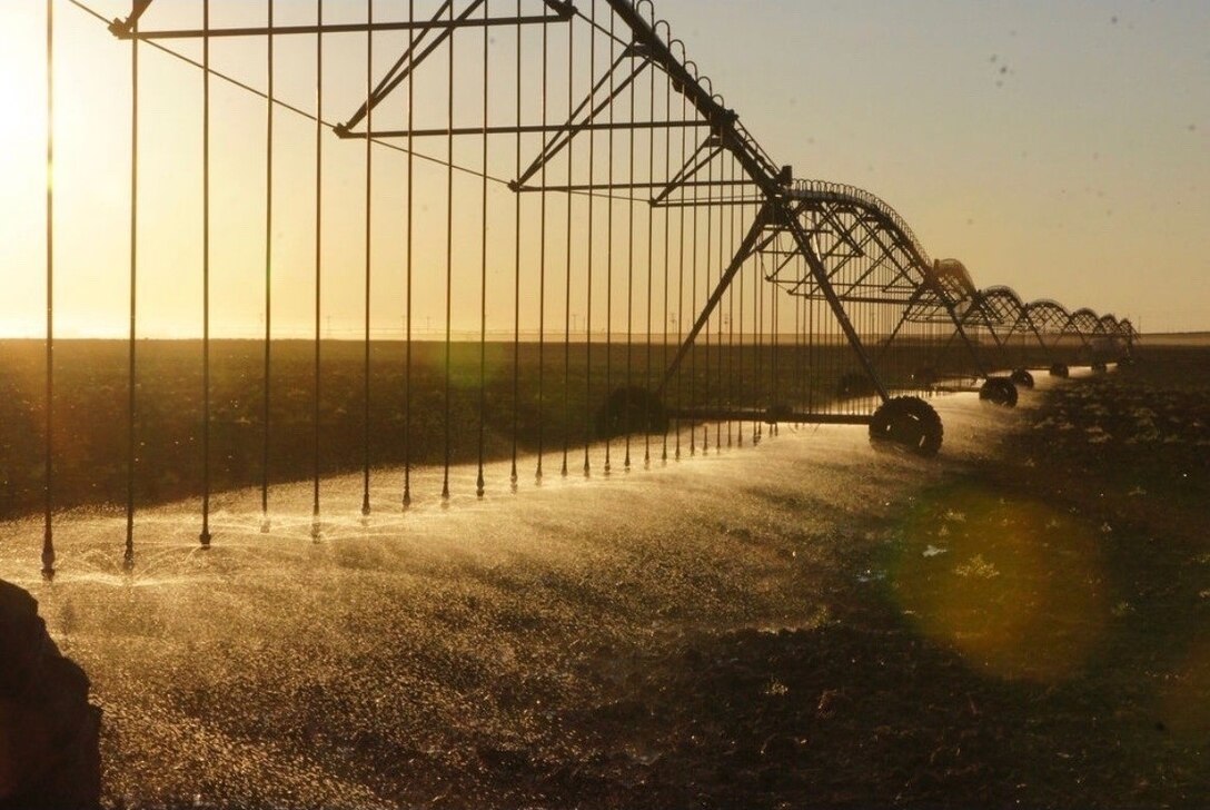 A center-pivot irrigation system